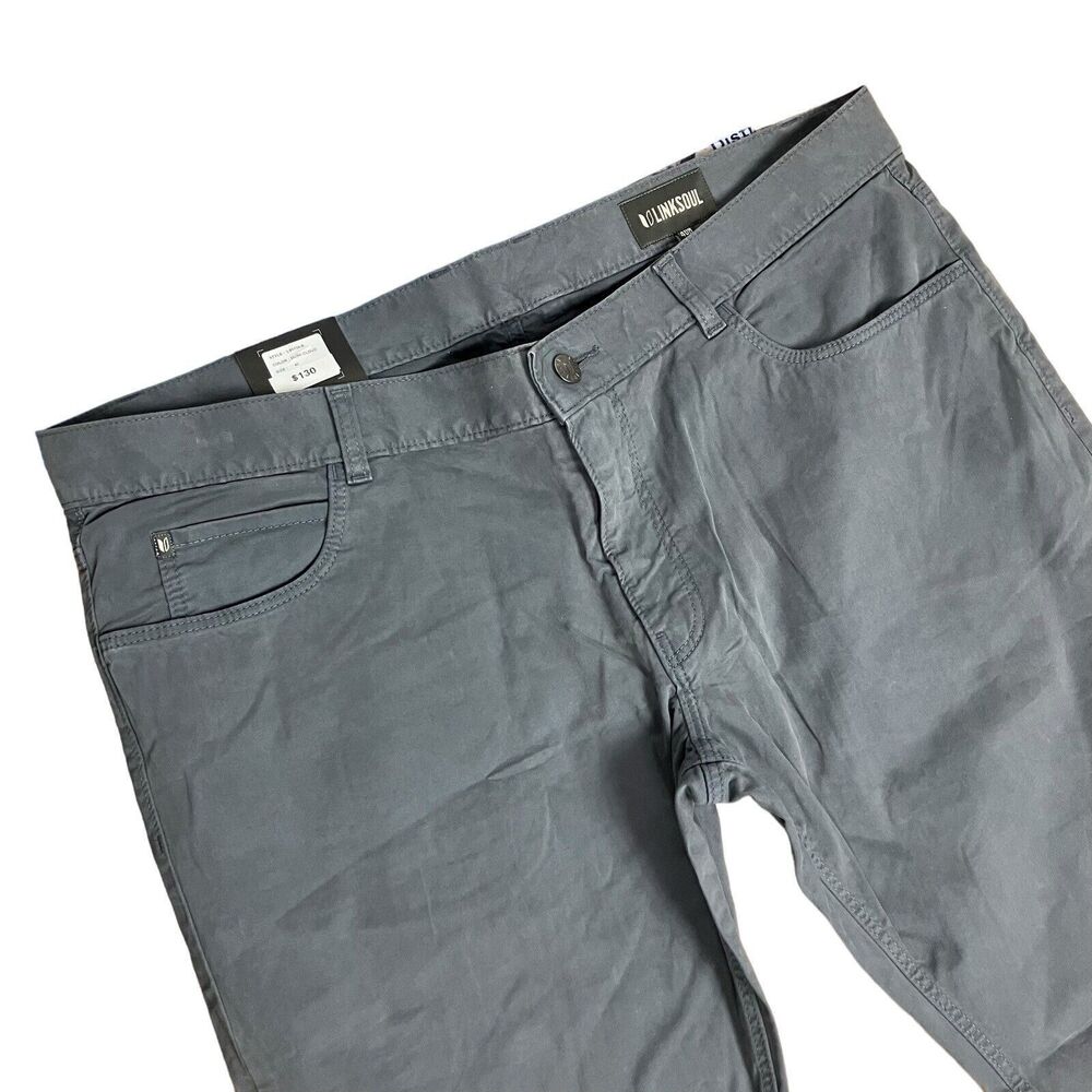 Linksoul Pants Mens 40 Dusk Cloud Torrey Modern Fit Pant Casual Golf LS6104-R